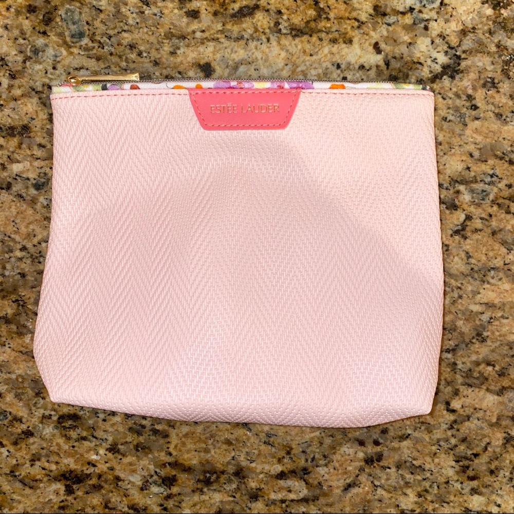 NWOT Estée Lauder Pink Makeup Bag